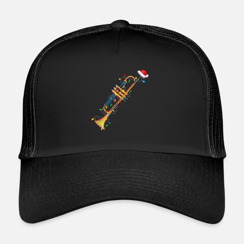 Weihnachten Trompete Musiker Xmas Geschenkidee Trucker Cap