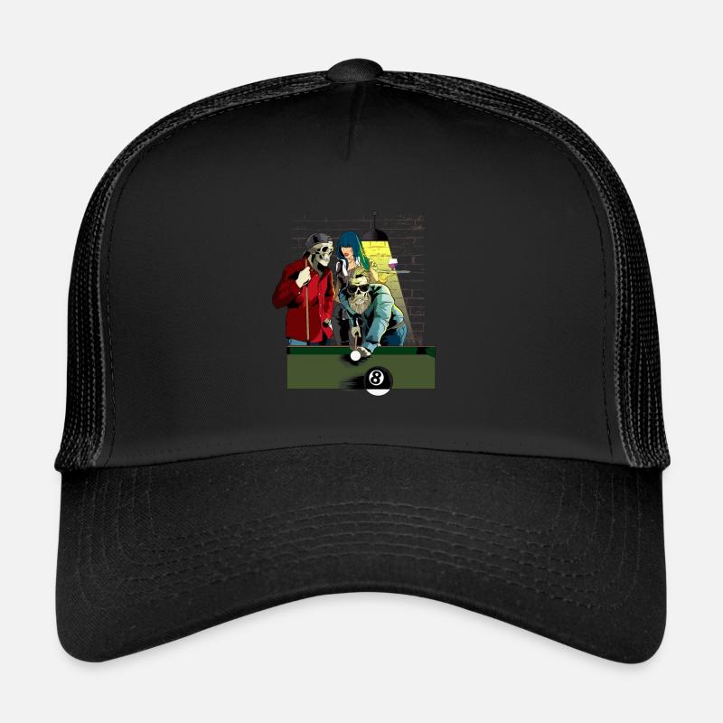 Billard Pool Snooker Trucker Cap