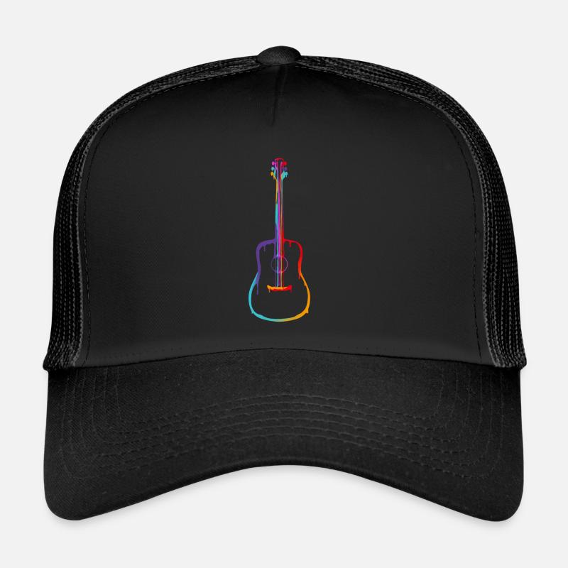 Gradient Acoustic Guitar Trucker Cap