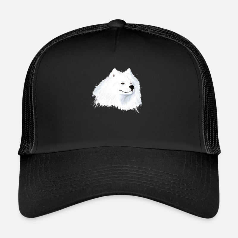 Samojede chien Casquette trucker 