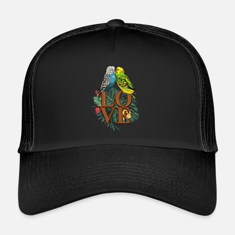 Perruche d'amour perruche Casquette trucker 