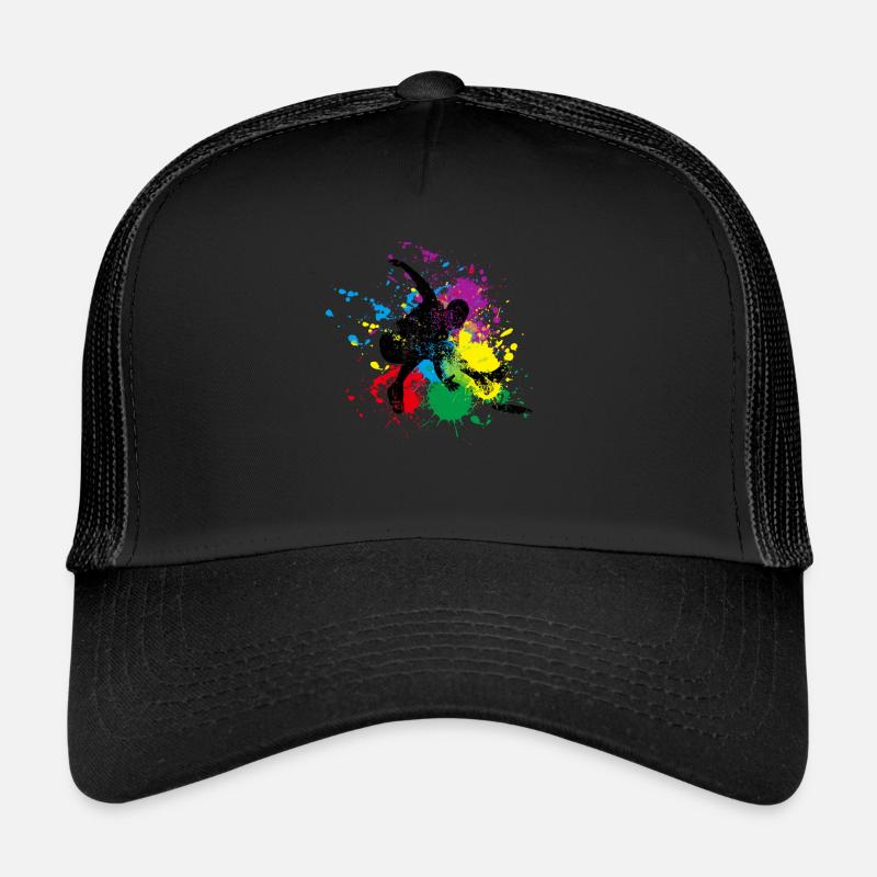 Disc Golf Frisbeescheibe - Trucker Cap - Schwarz/Schwarz