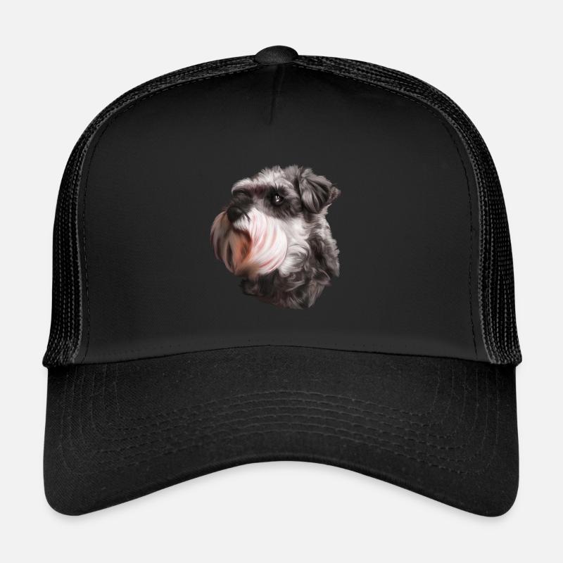 Schnauzer chien schnauzer géant Casquette trucker 