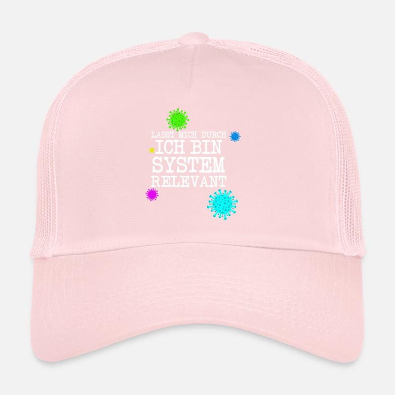 Systemrelevant Corona Virus Pandemie Trucker Cap