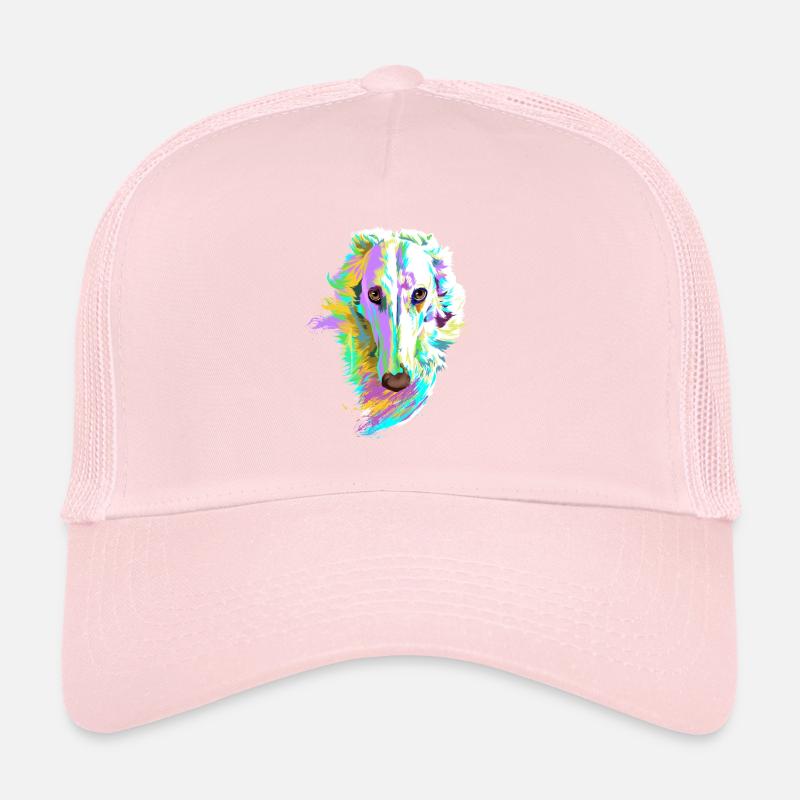 Chien de Barsoi couleur Casquette trucker 