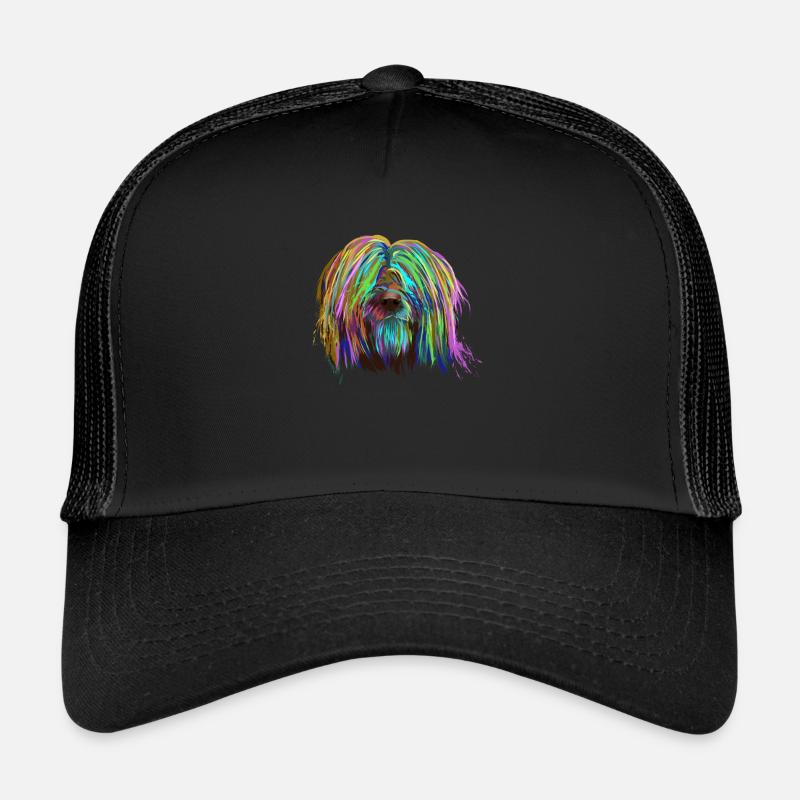 Chien De Couleur Briard Casquette trucker 