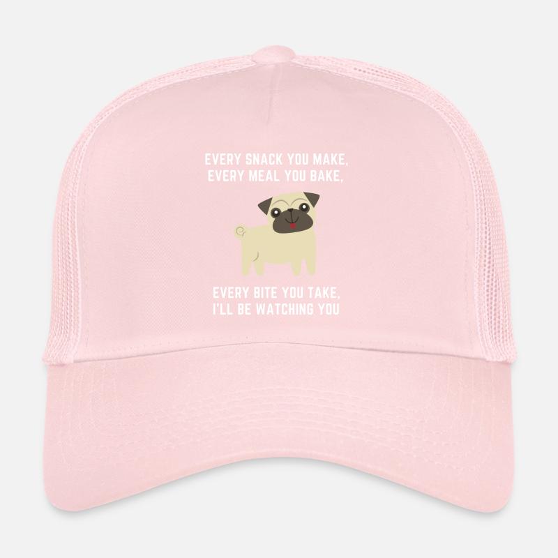 Chiens drôles disant conception pour amis carlin Casquette trucker 