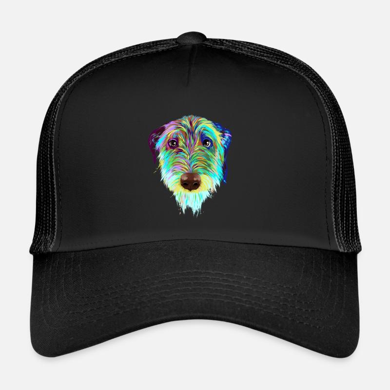 Splash chien de loup irlandais Casquette trucker 