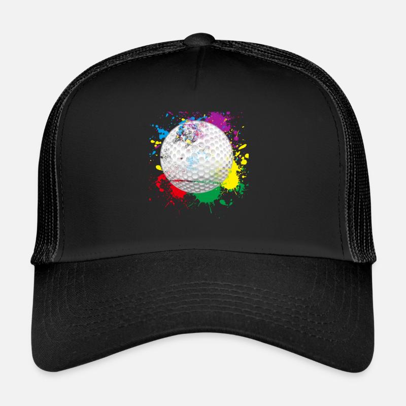 Balle de golf de couleur Casquette trucker 