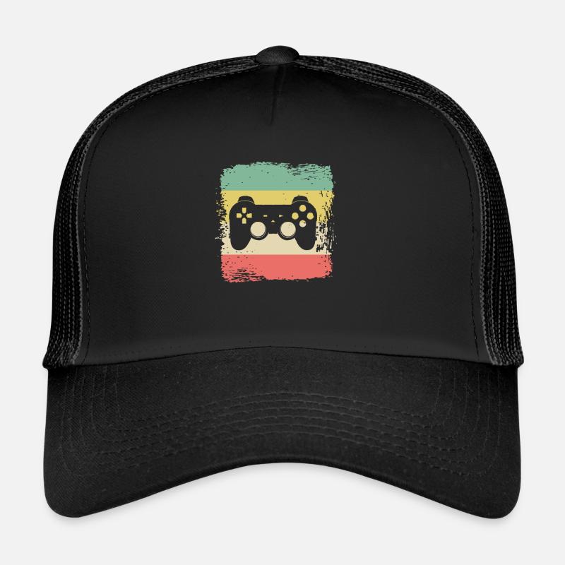 Cadeau de console de jeu rétro Gaming Casquette trucker 