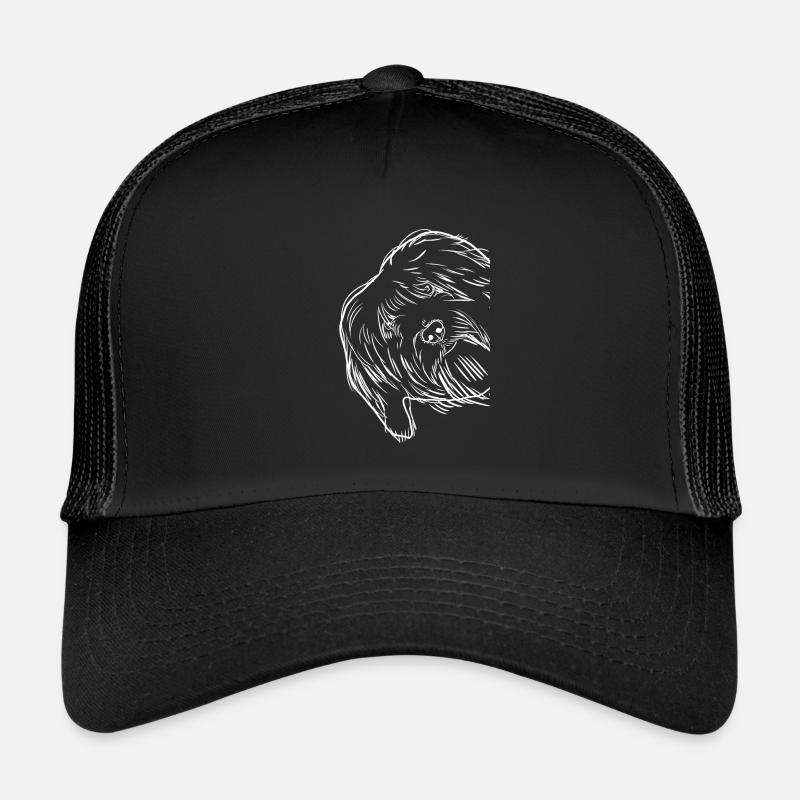 Neugieriger Tibet Terrier Hund Trucker Cap