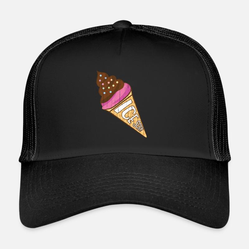Eiskrem Eis Eiscreme Sommer Spruch Geschenk Trucker Cap