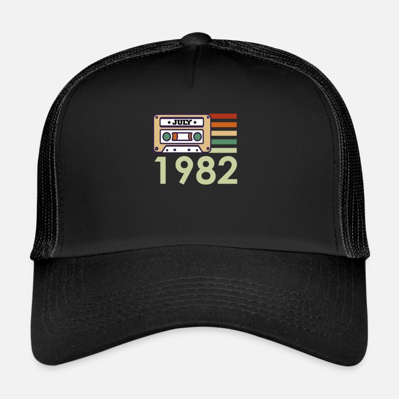 39th Birthday Gift July 1982 Trucker Cap