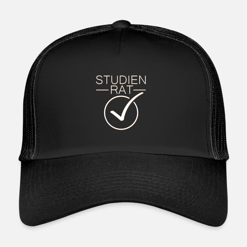 Studienrat Lehrer Beamter Referendariat - Trucker Cap - Schwarz/Schwarz