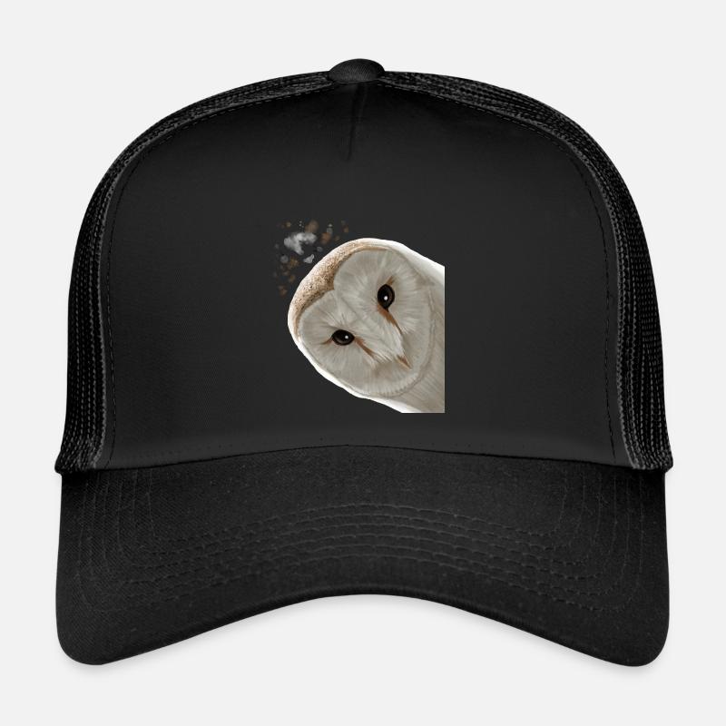 Funny Curious Owl Trucker Cap