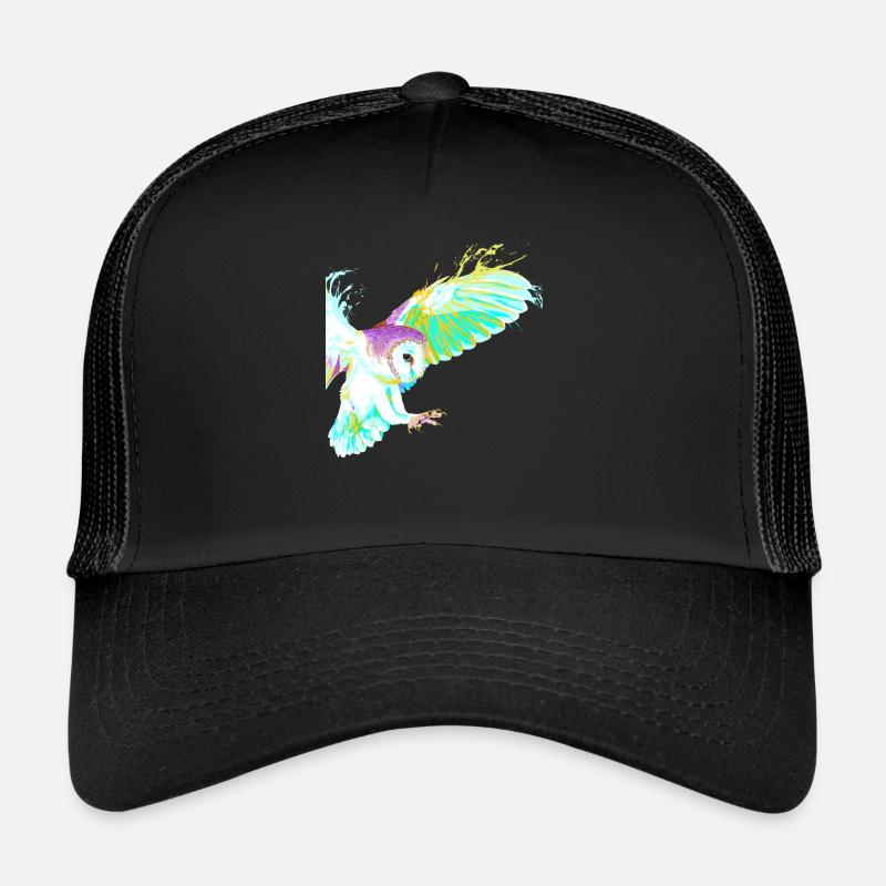 Flying Splash Bird Owl Casquette trucker 