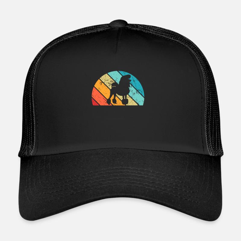 Amoureux des chiens caniche Idée cadeau vintage rétro Casquette trucker 
