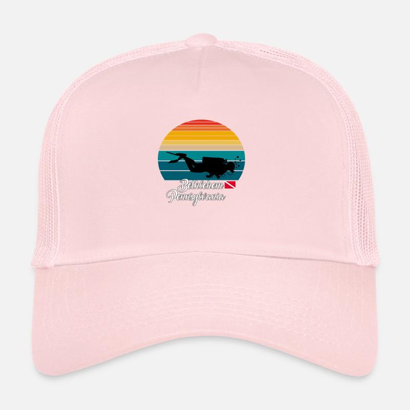 Plongée à Bethlehem Pennsylvanie Casquette trucker 