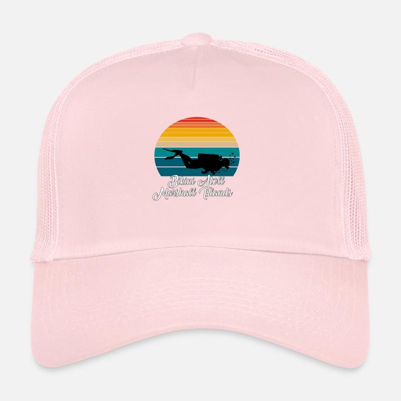 Bikini Atoll Îles Marshall Plongée Casquette trucker 