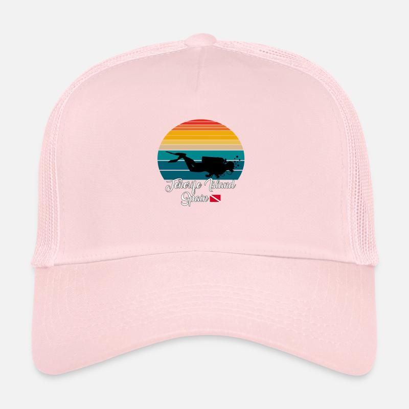 Île de Tenerife Espagne Plongée Casquette trucker 