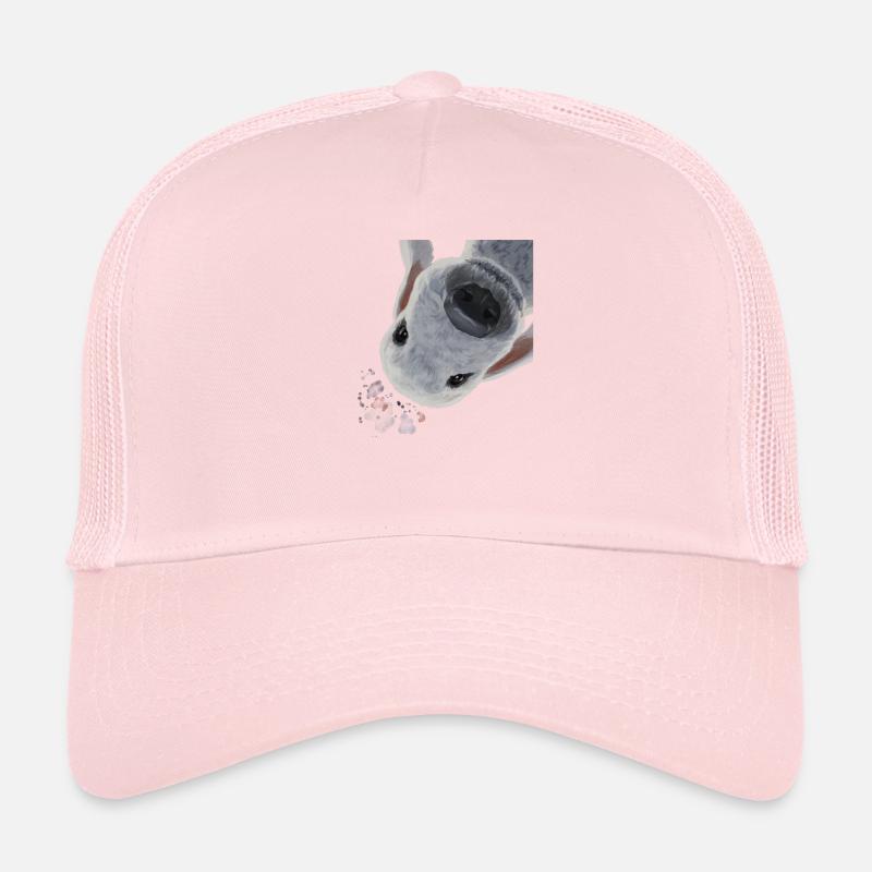 Curieux chien Bedlington Terrier Casquette trucker 
