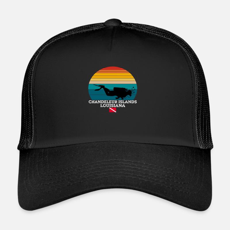 Chandeleur Islands US Island Diving Trucker Cap