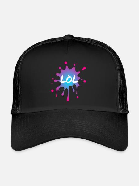 LOL - Trucker Cap - Schwarz/Schwarz