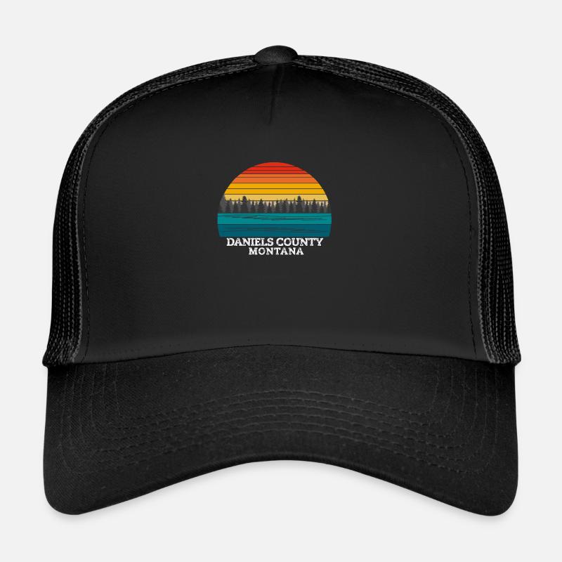 le comté de Daniels, situé dans l’État du Montana; Casquette trucker 