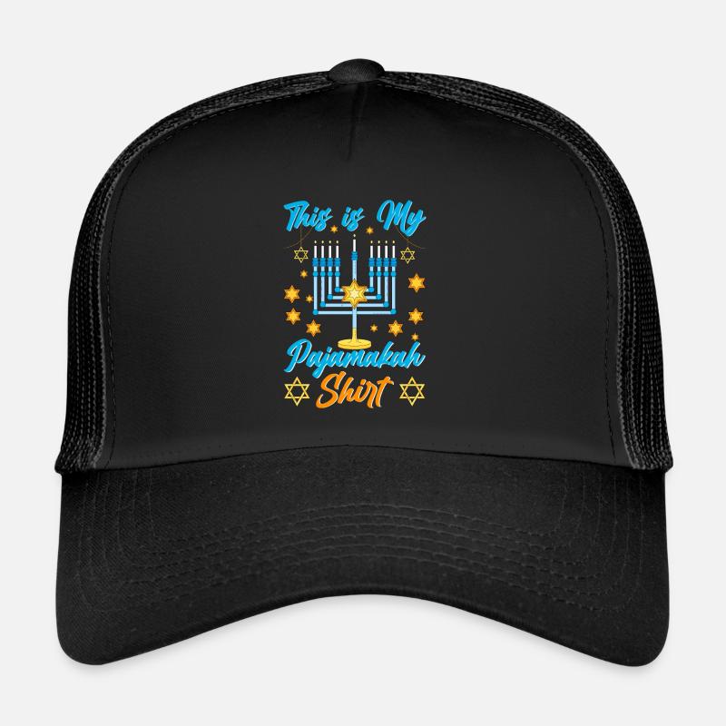 Hanoukka Hanoukka Dreidel Latkes Hanoukka Casquette trucker 