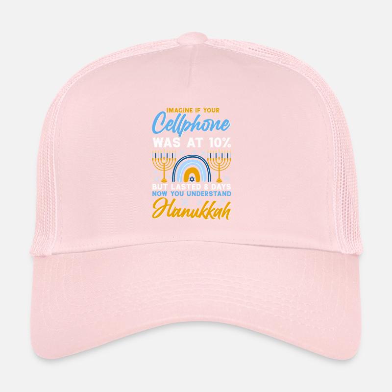 Hanoukka Hanoukka Dreidel Latkes Hanoukka Casquette trucker 