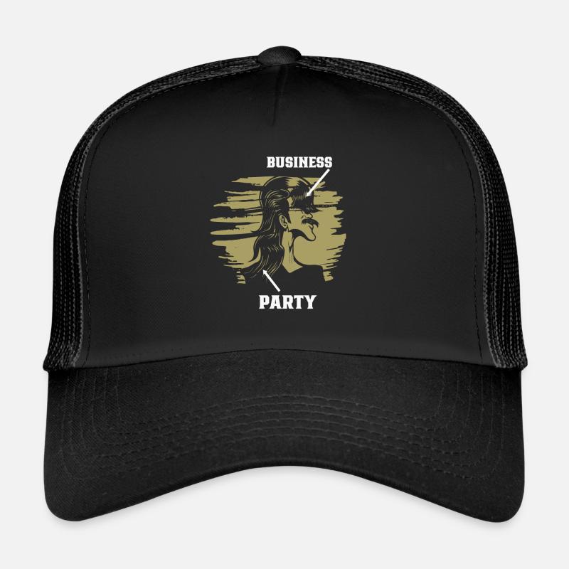 Mullet Coiffure Vokuhila Coiffure Casquette trucker 