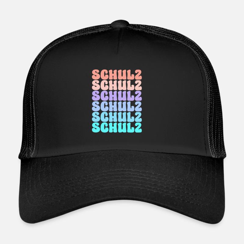 Mitglied der Schulz-Familiengruppe - Trucker Cap - Schwarz/Schwarz