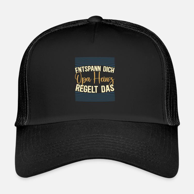 Entspann dich Opa Heinz regelt das Trucker Cap