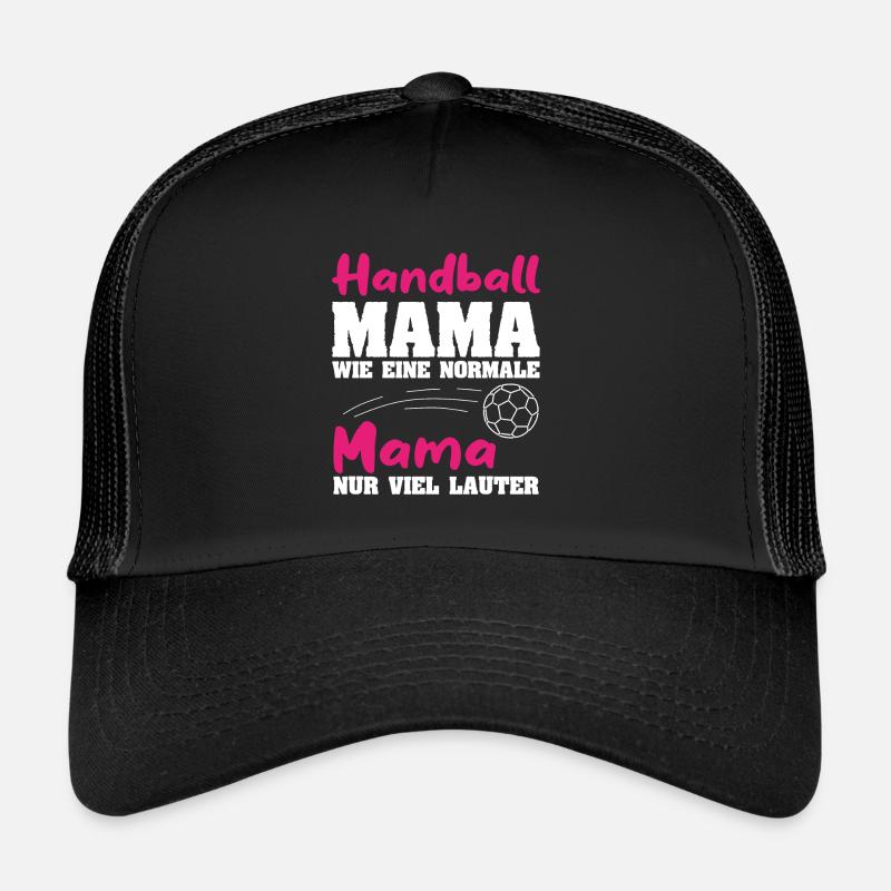 Handball Mama - Trucker Cap - Schwarz/Schwarz
