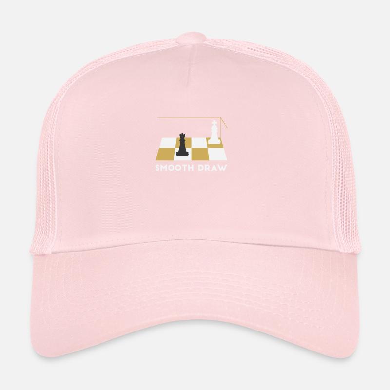 Échecs de tirage en douceur Déplacement d'échecs Joueur d'échecs Casquette trucker 