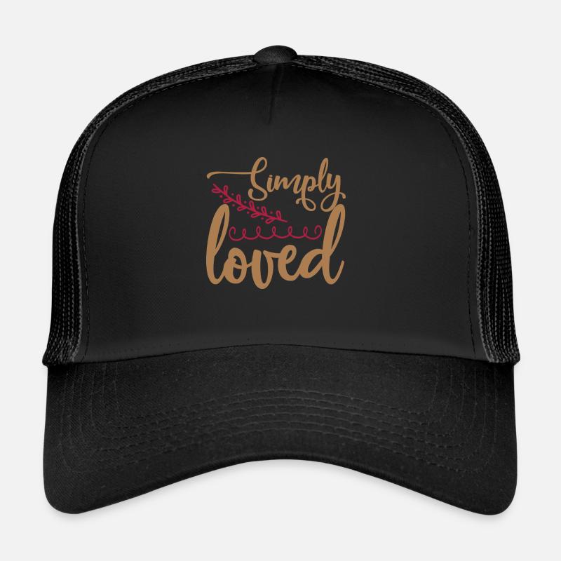Cadeau tout simplement aimé Idée cadeau Saint Valentin Casquette trucker 