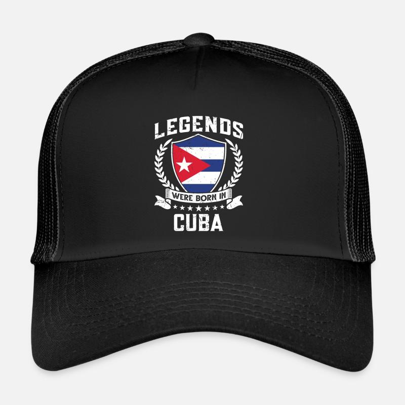 Vintage Design Cuban Flag Cuba Trucker Cap