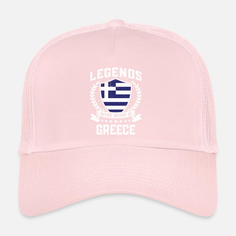 Vintage Design Drapeau Grec Grèce Casquette trucker 
