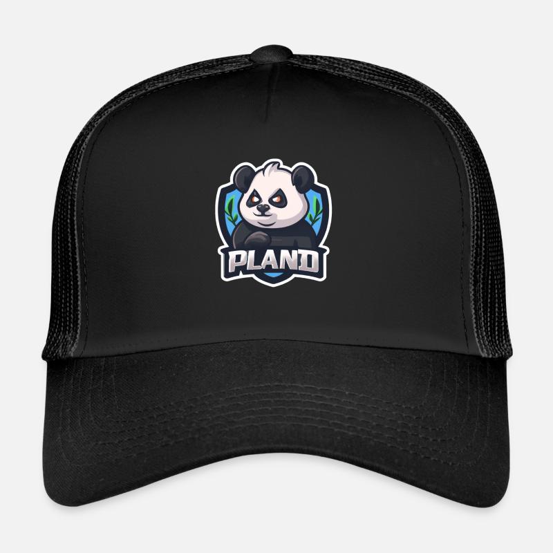 PLAND, le panda sombre 🐼 Casquette trucker 