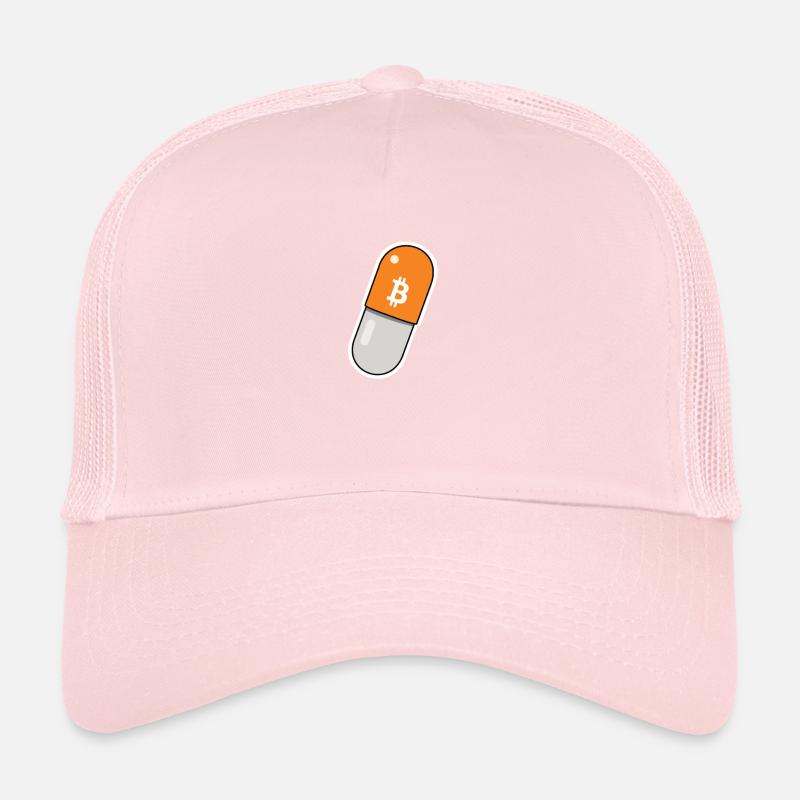 Orange Pill - Bitcoin, Bitcoiner Gift Idea Trucker Cap