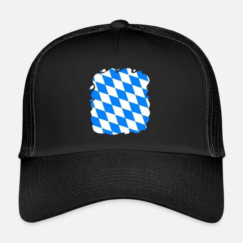 Le motif du drapeau de la Bavière est le cadeau parfait pour Casquette trucker 