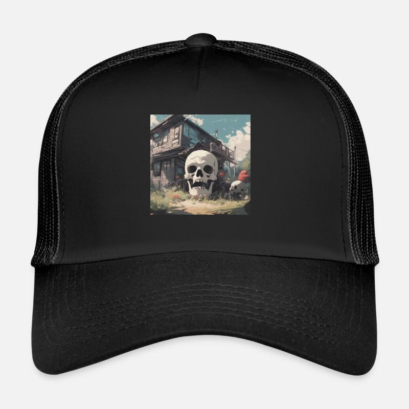 Lonely Skull Trucker Cap