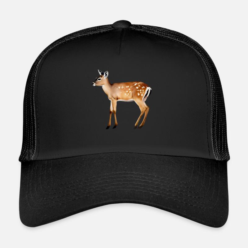 Fallow Deer with plain background Trucker Cap