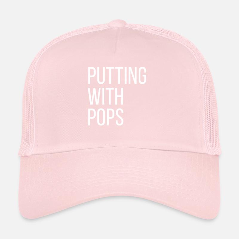 Putting With Pops - Golf Design Trucker Cap