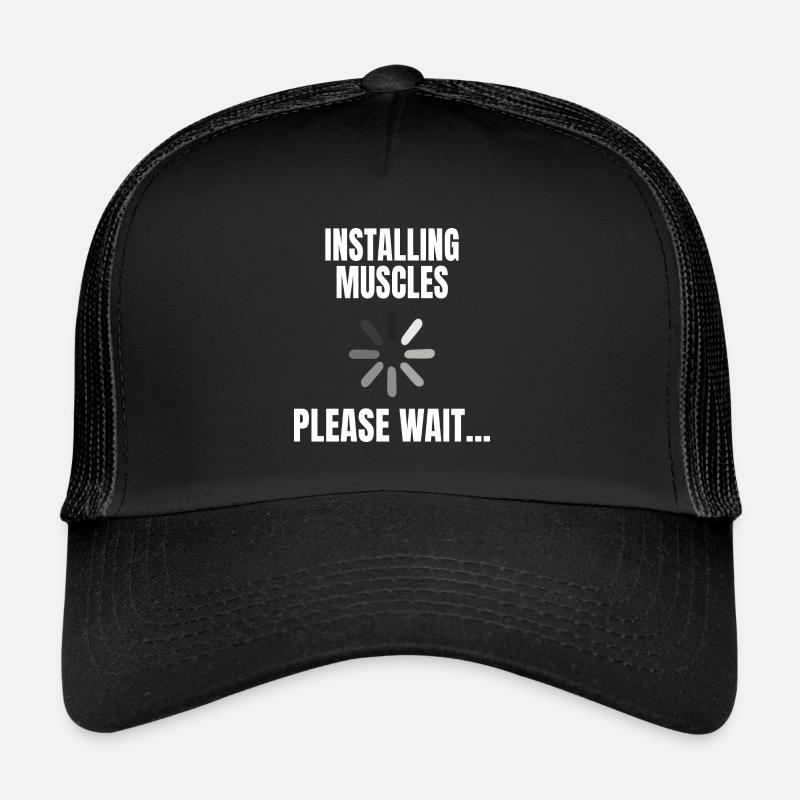 POWERLIFTING: Installing muscles - Trucker Cap - black/black