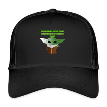 Klein Joda - Trucker Cap - Schwarz/Schwarz - Vorne
