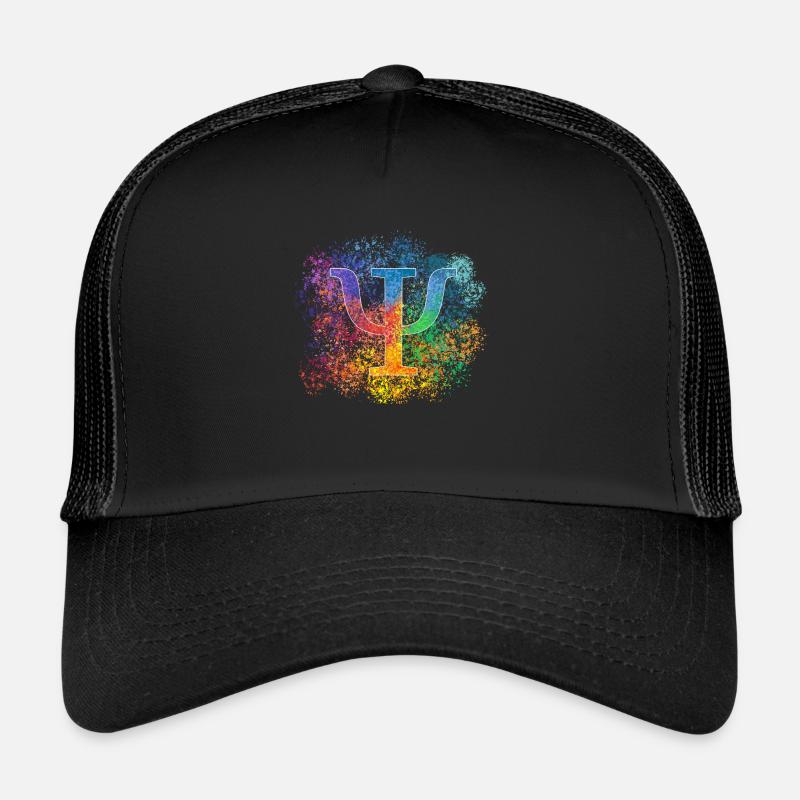 PSI - Casquette trucker  - noir/noir