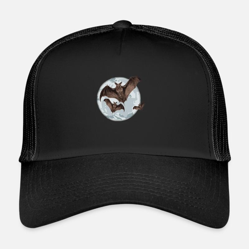 Bat - Casquette trucker  - noir/noir