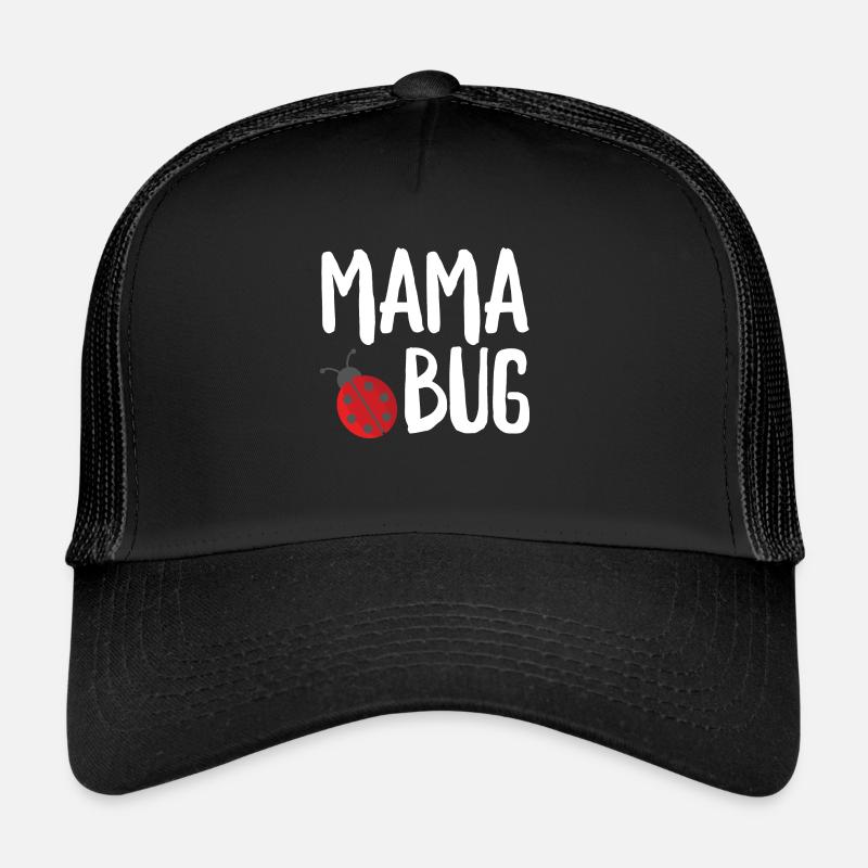 Mama Bug - Trucker Cap - Schwarz/Schwarz