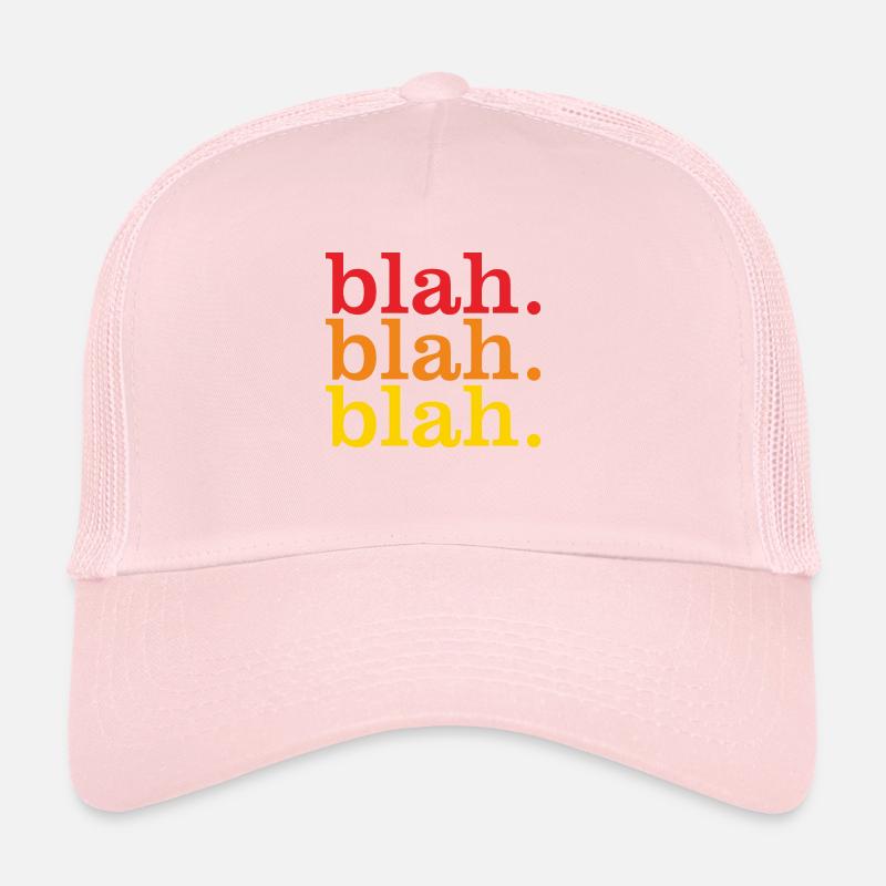 bla bla bla Casquette trucker 